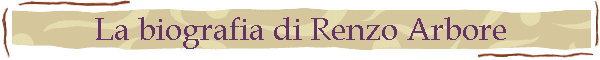 La biografia di Renzo Arbore