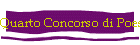 Quarto Concorso di Poesia